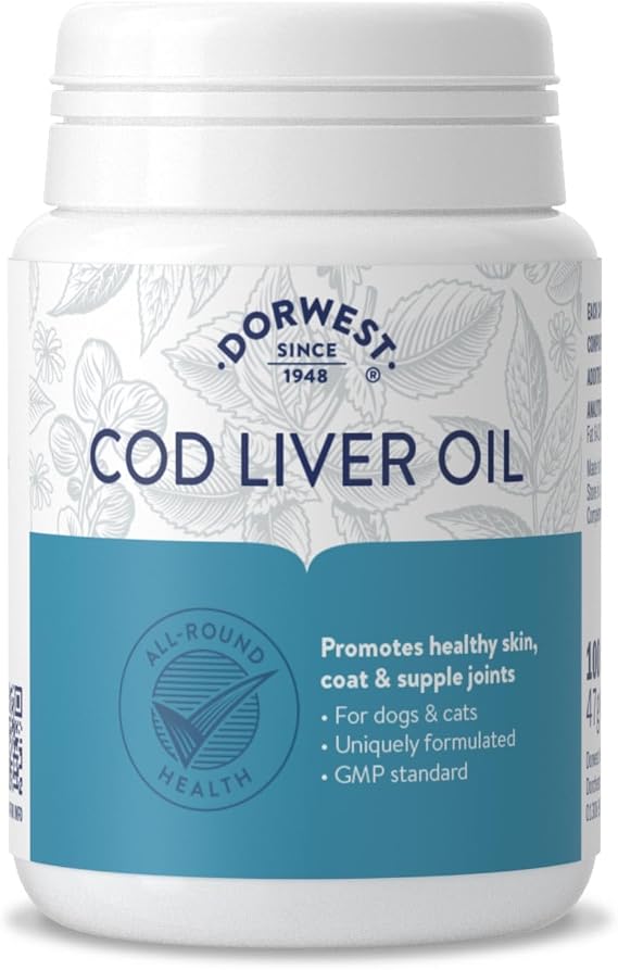 Dorwest Cod Liver Oil Capsules for Pets