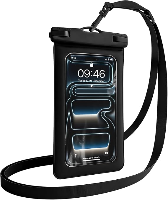 Waterproof Phone Case for iPhone Phones All Models, Black