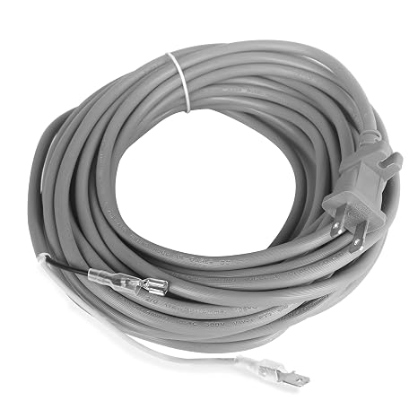 36ft Vacuum Cleaner Replacement Cord for Dyson DC33 DC41 DC65 Upright Vacuum Cleaner DC-65 Mains Cable DC 65 Animal DC65 Multi Floor 920912-01 920165-03 AC Power Cord Polarized Plug