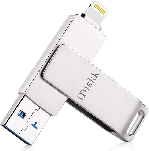 iDiskk APPL-e Certified 64GB iPhone Flash Drive&Photo Stick for iPhone iPad