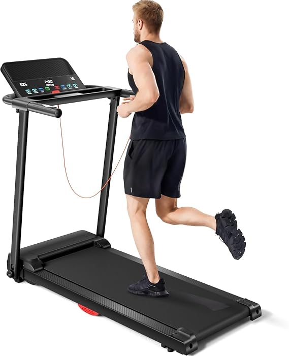 UMAY Treadmill with Auto Incline, Foldable Treadmills for Home, 18.5" Wider Belt,3.0 HP, 9.3MPH, 320lbs Capacity