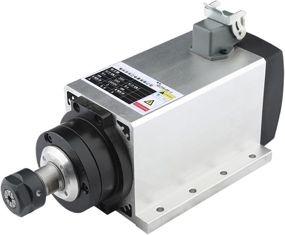 Spindle motor Machine spindle 3kw square air-cooled spindle motor with flash fixed parts(3.0kw 380V)