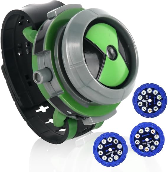 Ben 10 Omnitrix Projection Watch, Kids' Toys with 30 Transforming Images, y Interactive, Perfect for Young Fans