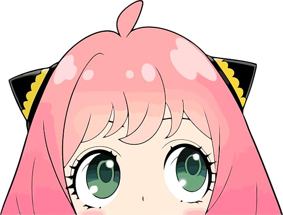 2 - Pack Anya - forger Vinyl Decal Sticker JDM Anime Peeker Chibi #2
