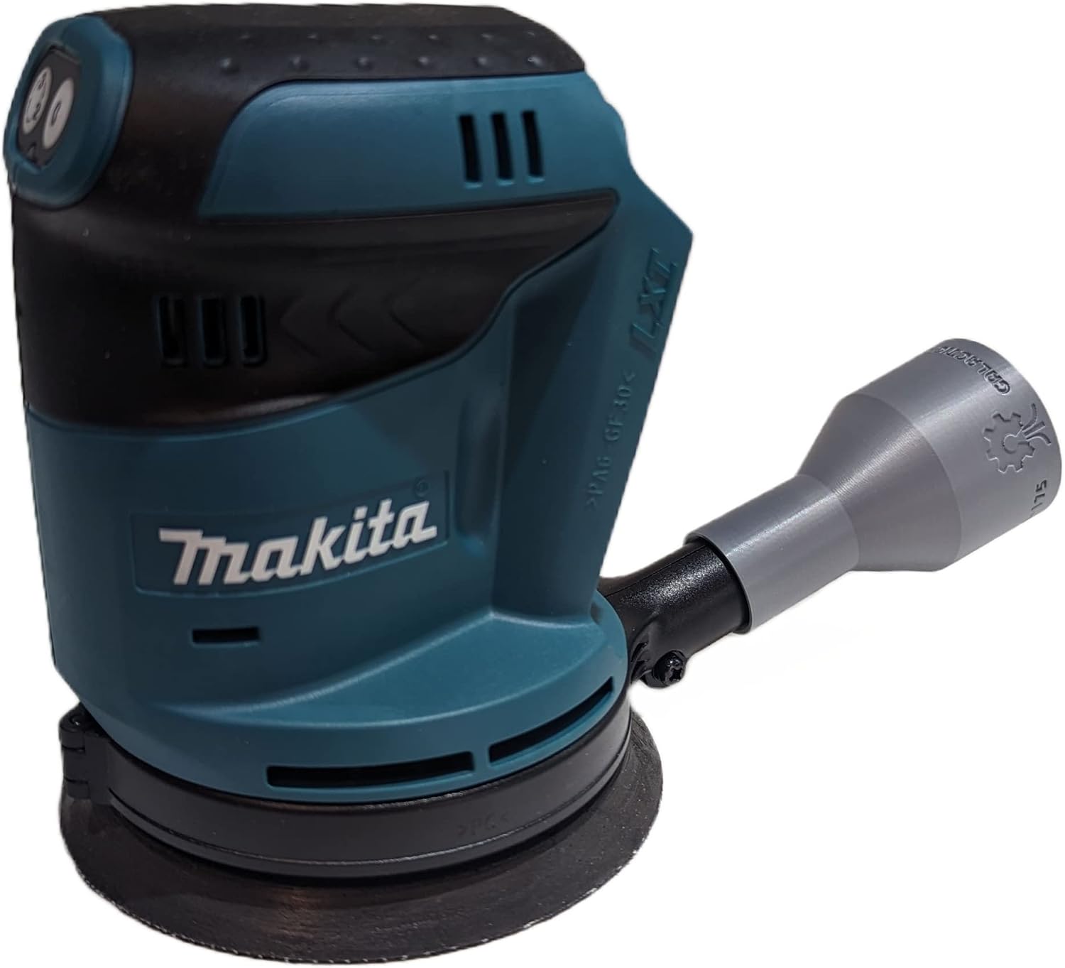 Vacuum Adapter for Makita Sanders - Multiple Sizes - Dust Collection - Galactic Gadgets 1-78in Gray