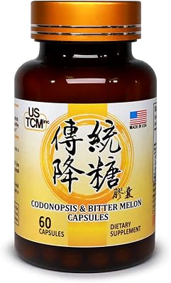 Codonopsis Bitter Melon Capsules 500mg 60 Vegetable Capsules 100% Natural No Preservatives Extra Strength Made in USA