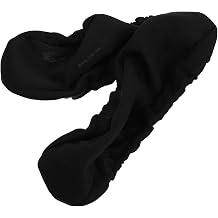 2Pcs Black Breathable Fabric Armrest Covers for Computer Gaming and Office Chairs Elastic Dustproof Slip-On Armrest Protectors 32X8Cm Replacement for Swivel Chairs