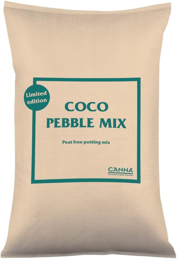 CANNA Coco Pebble Mix 50L Bag, Brown