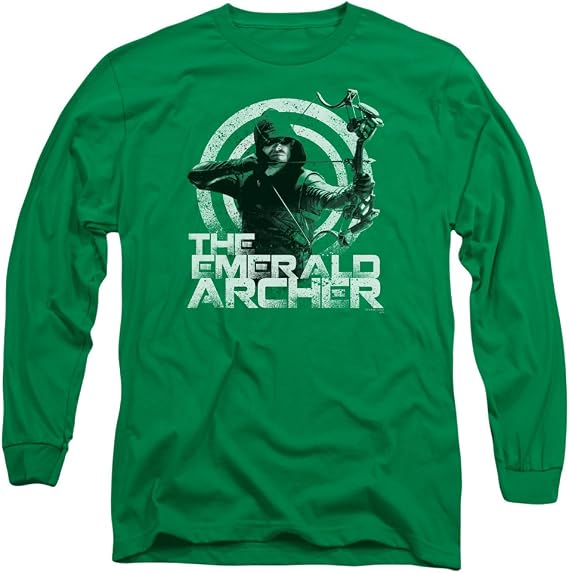 Arrow Archer Mens Long Sleeve Shirt Kelly Green LG