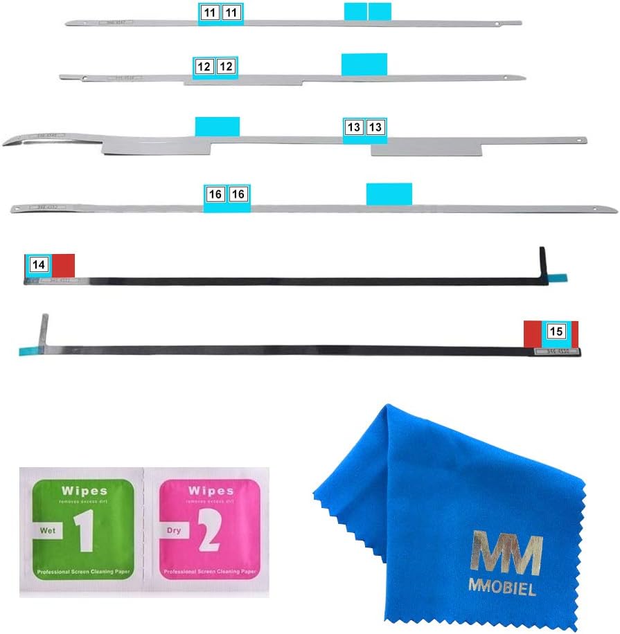 MMOBIEL Replacement LCD Adhesive repair Kit strips Compatible with various iMac Models