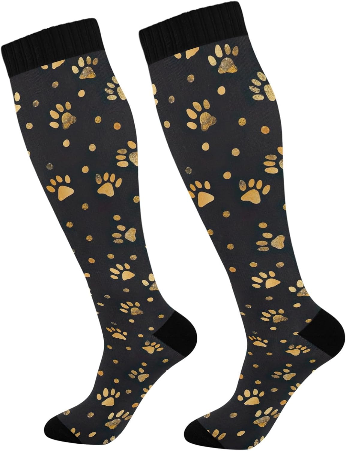 Compression Socks for Women and Men 20-30 mmHg Knee High Socks for Nurses Travel