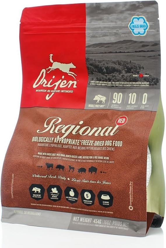 Orijen Freeze-Dried Regional Red Formula, 16 oz