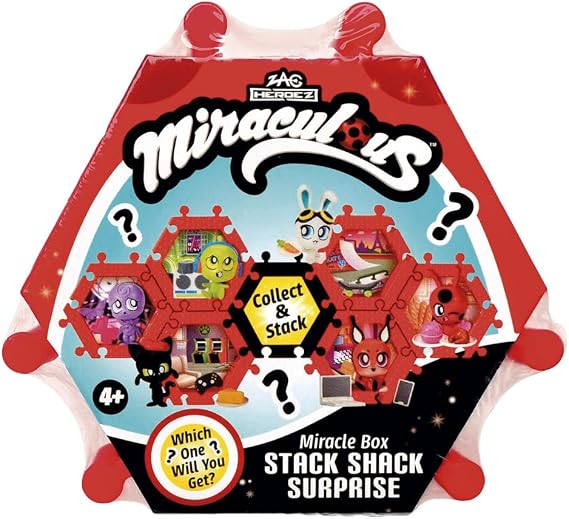 Miraculous Ladybug Shack Stack Surprise Stackable with Character