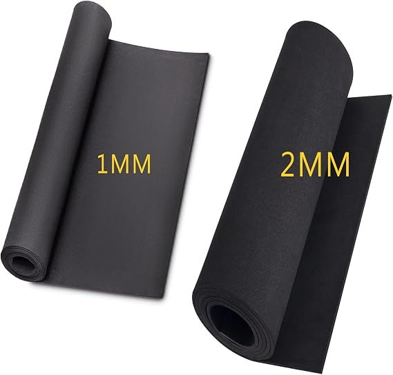 Black Eva Foam,Premium Eva Cosplay Foam 1mm and 2mm EVA Foam Sheet