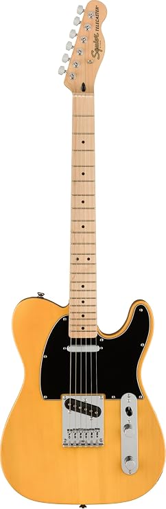 Squier by Fender Affinity Series Telecaster, Electric Guitar, Maple fingerboard, Butterscotch Blonde | 2 Year, Butterscotch Blonde, Maple Fingerboard