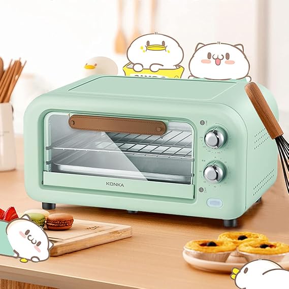 Mini Oven, Electric Oven,12L Toaster Adjustable Temperature Control Home Baking Cake Pizza Multiple Cooking Functions