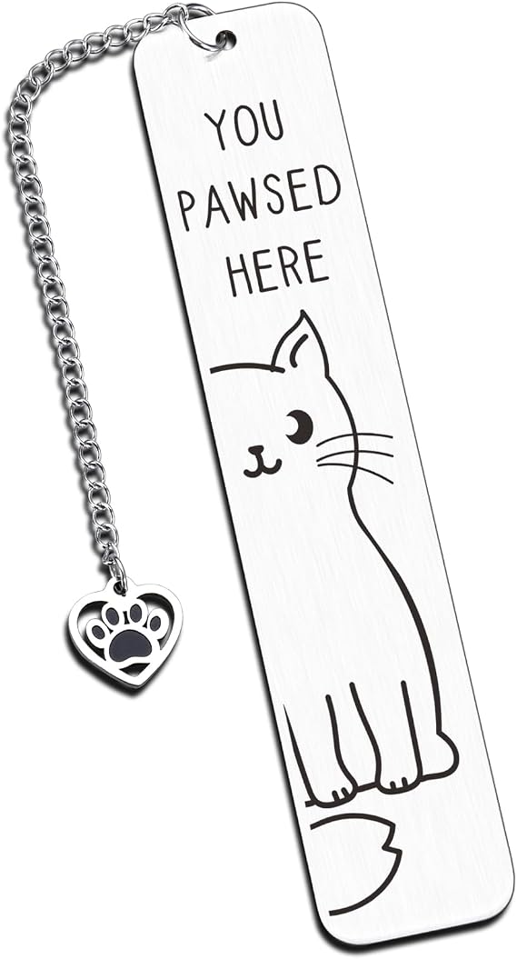 Cat Lover Gifts for Women Men Cute Cat Bookmarks for Girls Boys CAT Mom Dad