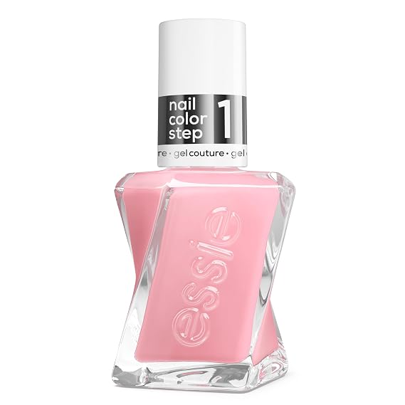 essie gel couture, gel-like nail polish, longwear, vegan formula, pink, inside scoop, 0.46 fl oz