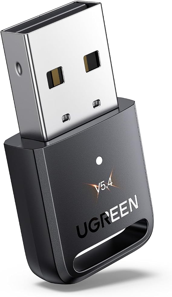 UGREEN Bluetooth 5.4 Adapter, USB Bluetooth Dongle for PC, Plug & Play | Nano Bluetooth Adapter for Windows 11/10/8.1, Mini Sized, Long Range, EDR/BLE, Connect PController,Headphone, Keyboard, Mouse