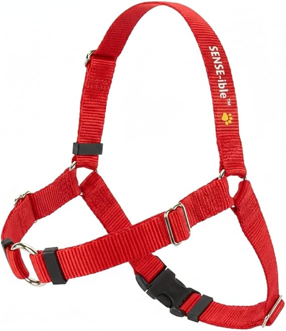 Softouch SENSE ible No Pull Dog Harness Red M/L