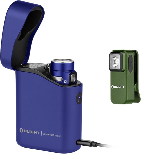 OLIGHT Baton4 Premium Edition EDC Flashlights Bundle with Oclip Rechargeable Light