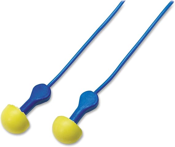 3M 3111115 Ear Express Pod Plugs Corded,4/BX,Yellow