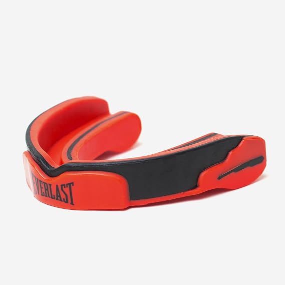 Everlast EverGel Single Boxing Mouthguard | MMA, Boil, Bite Fit | Wrestling | Triple-Layer Gel Protection