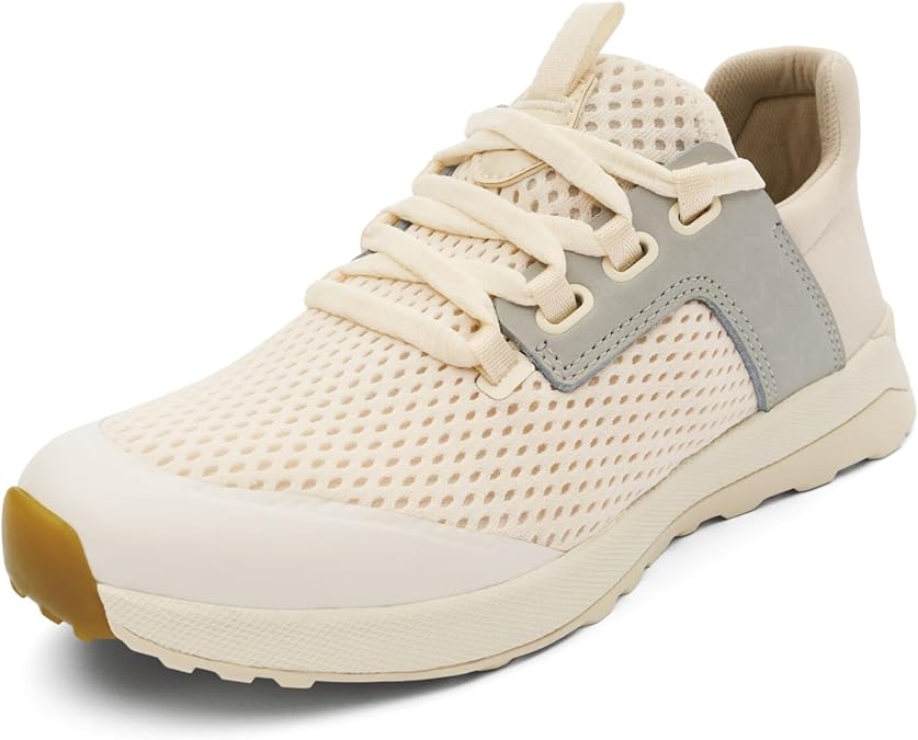 OluKai Wailuku Women's Athletic Sneakers, Lightweight & Breathable Mesh | Comfort Fit & Wet Grip Rubber Soles, All-Day Comfort & Supportive