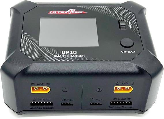 ULTRA POWER UP10 - Smart AC/DC LiPo/Life/NiMh, Battery Charger, 100W/200W, 2Ch