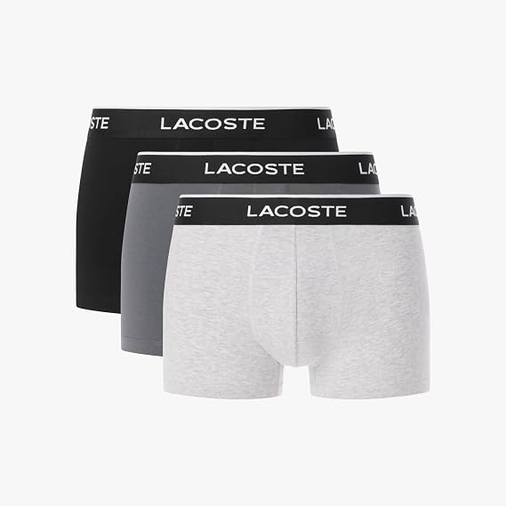 Lacoste Men's 3-pack Stretch Cotton Trunks (pack of 1)
