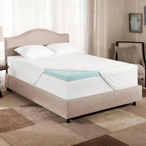Novaform 3 EVENcor GelPlus Gel Memory Foam Mattress Topper with Cooling Cover