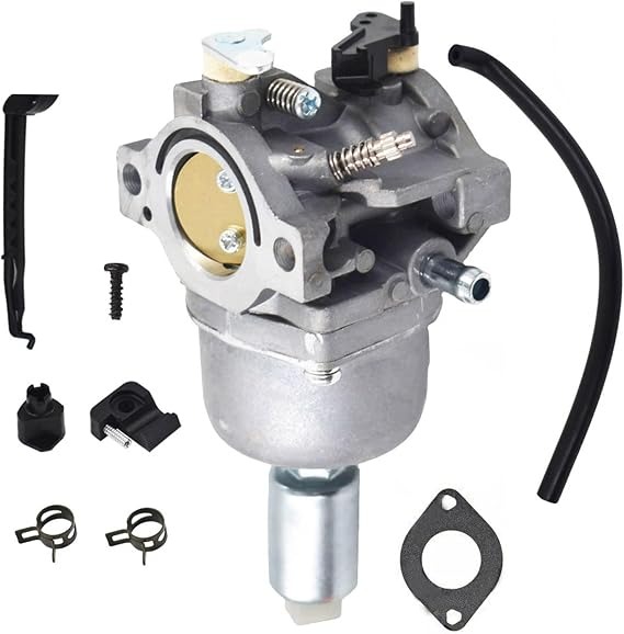 ALL-CARB 795873 Carburetor Replacement for John Deere LA105 Riding Mower Tractor 42" 19.5HP Replacement for 13.5HP Engine 31F707 350777 14HP V-Twin 808728 Carb 697203 795873 808891