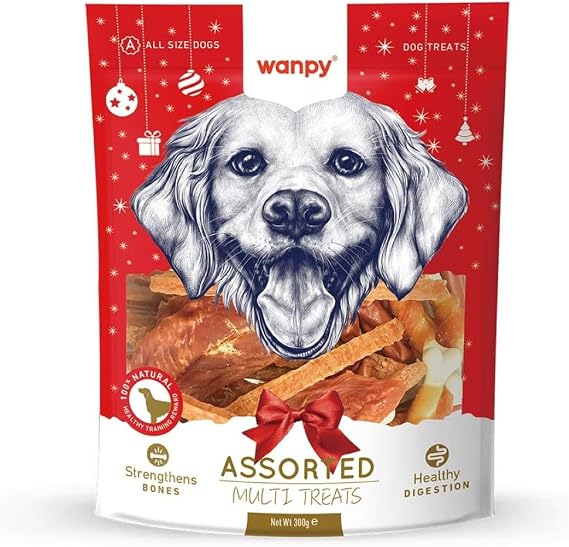 Wanpy Karışık Yılbaşı M-02H Köpek Ödülü 300 g
