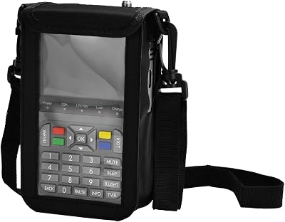 TV Signal Strength Meter, Satellite Finder TV 1080P HD DVB-S2XS2S,MPEG-2,MPEG-4,H.2648 Bit Hardware YouTube for USB 2.4G,Camping Essentials1PC with Backpack