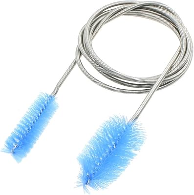 JDYYICZ Flexible Double Ended Tube Aquarium Filter Pump Hose Brush, 155cm