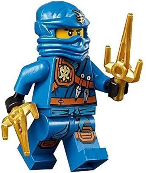 レゴLEGO Ninjago Minifigure Jay Zukin Robe Jungle Blue Ninja with Dual Gold Sai 3260822 並行輸入品