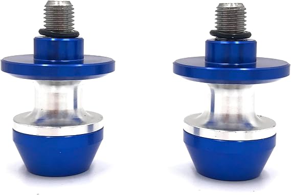 HTTMT- Motorcycle 8mm CNC Swingarm Spools Sliders Universal Motorcycle Starting Screw Blue