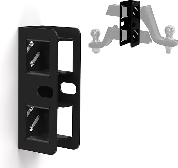 Hitch Stor Wall Mounted Hitch Receiver for Bike & Cargo Rack Storage | Patent Pending Garage Organizer Holds 200 lbs | If It Hooks to Your Hitch, Store It On Your Wall - 3 Hitch Storage Mount