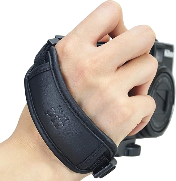 JJC Camera Hand Grip Strap for Sony ZV-E10 A7CR A7CII A7RV A7RIV A7RIII A7RII A7M4 A7 IV III A7S II A6700 A6600 A6500 A6400 A6300 A6100 A6000 A5100 A7C A9 A99 A77 II RX10 IV III II DSC-H300 Leica Q3