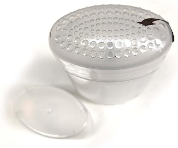Empty Gel Deodorant Containers - BPA Free Plastic, Twist-up, 2.5 oz, Top-Fill, Gel squeezes up through holes in the top