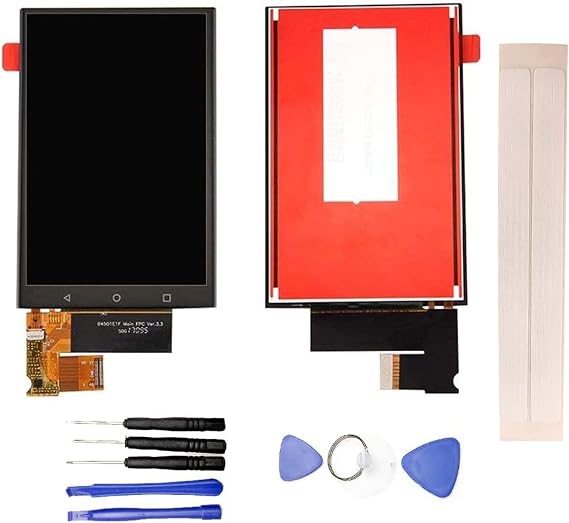 LCD Display & Replacement Touch Screen Digitizer Assembly with Free Tools for Black-Berry KEYone DTEK70 Dk70 BBB100-1 Black