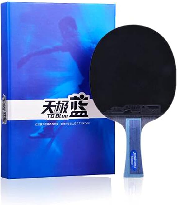 Table Tennis Bat 8-Star,Offensive Ping Pong Racket Paddle with Advanced Speed,Control and Spin for Intermediate and Advanced/Single/Long Handle