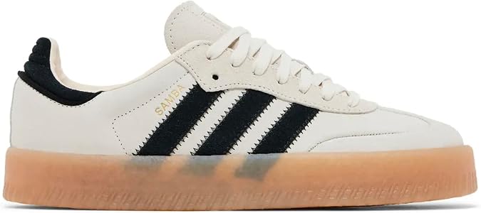adidas Originals Sambae Womens Shoes (Wonder White Black Gum, 9.5)
