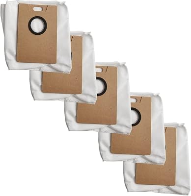 5Pcs Vacuum Cleaner Dust Bag, Compatible For Tapo, RV30 Max Plus RV20 Max Plus For RVA202,Vacuum Cleaner Spare Parts Dust Bag