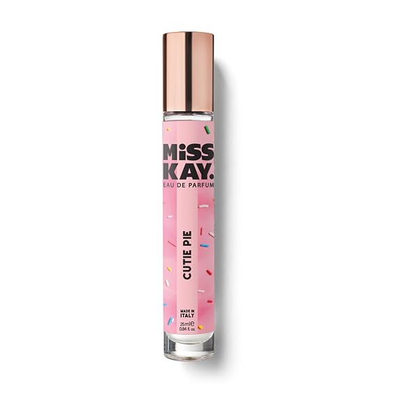 Miss Kay Cutie Pie Eau de Parfum - Classic Vanilla & Brown Sugar Scent - Notes of Coconut, Almond & Rose - Made in Italy, 100% Vegan