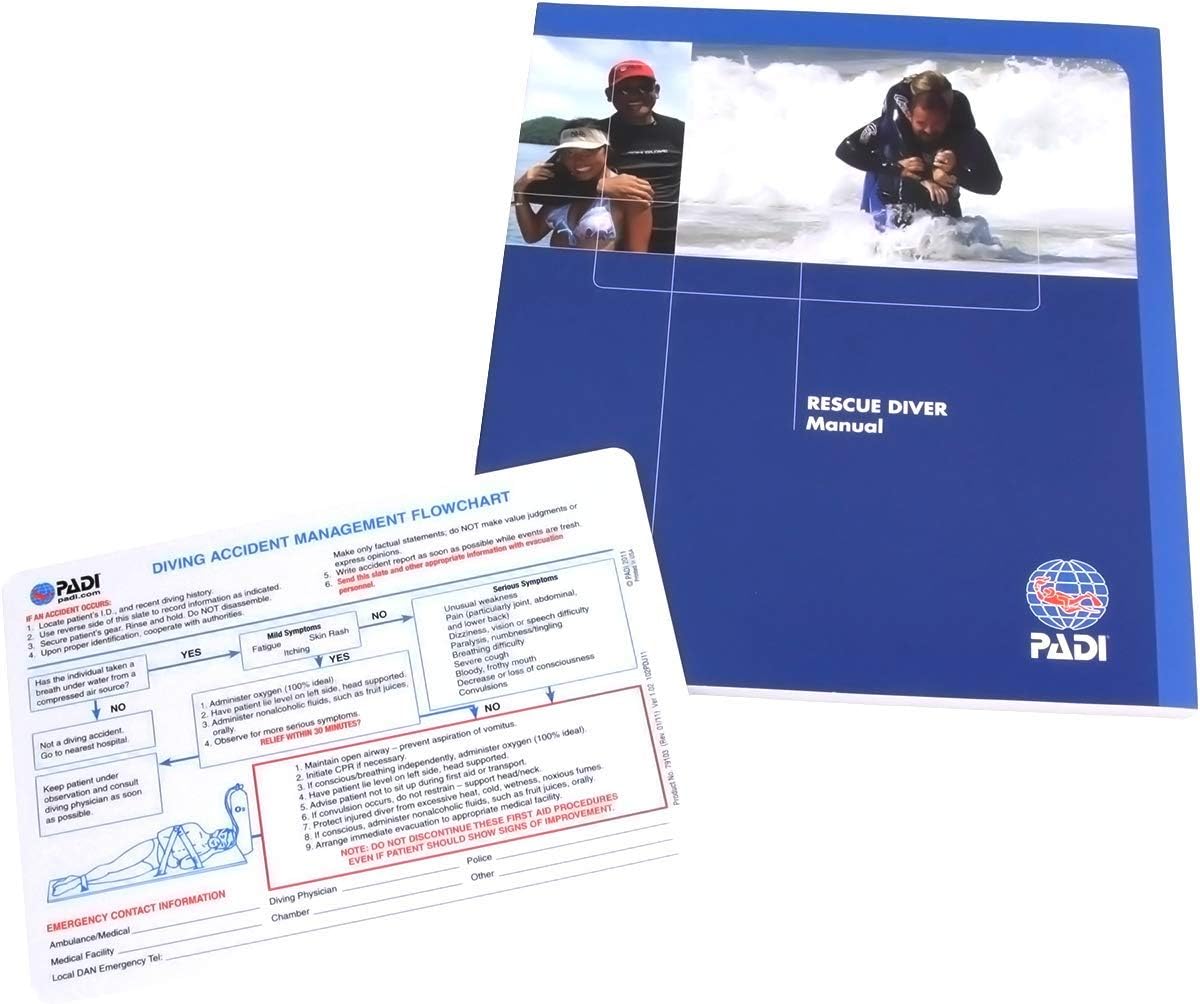 Padi - Rescue Diver Manual and Slate Only