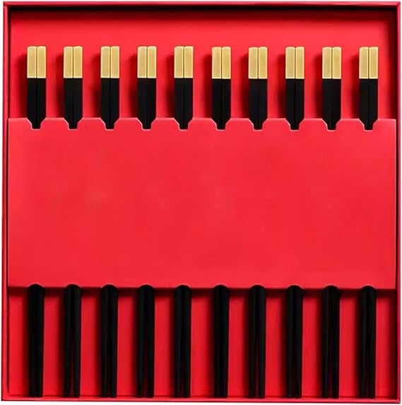 Chopsticks, Chinese chopsticks Chopsticks Reusable Lightsaber chopsticks10 Pairs Box Wedding
