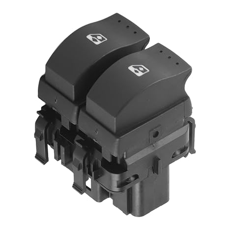Electric Power Window Control Switch Double Button for II 2 Plastic 2 Units Right Hand Drive Vehicles