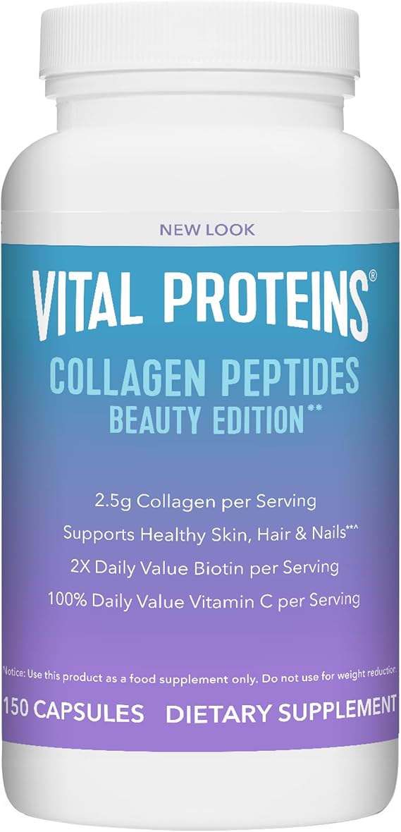 Vital Proteins Collagen Peptides Beauty Edition, 150 Capsules