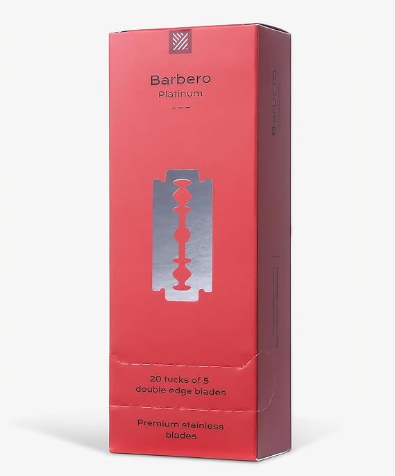100 Barbero Platinum Razor Blades